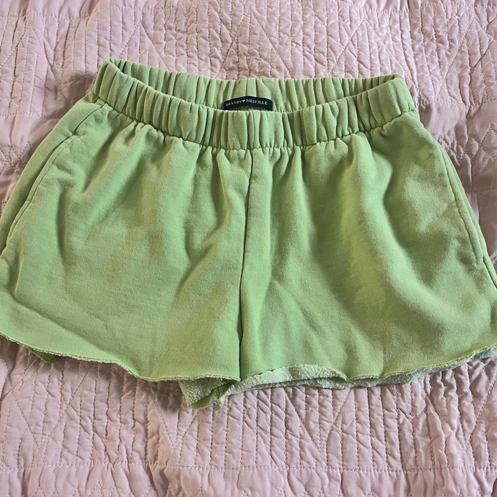 Cozy Green Women's Shorts by Brandy Melville